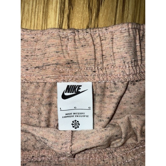Nike Sportswear Gym Vintage Shorts Women's Size Large Pink Drawstring‎ - Picture 2 of 4